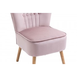 Audrey Slipper Chair Pink